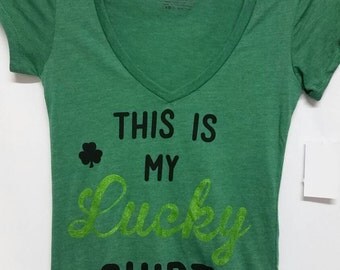 Popular items for lucky shirt on Etsy