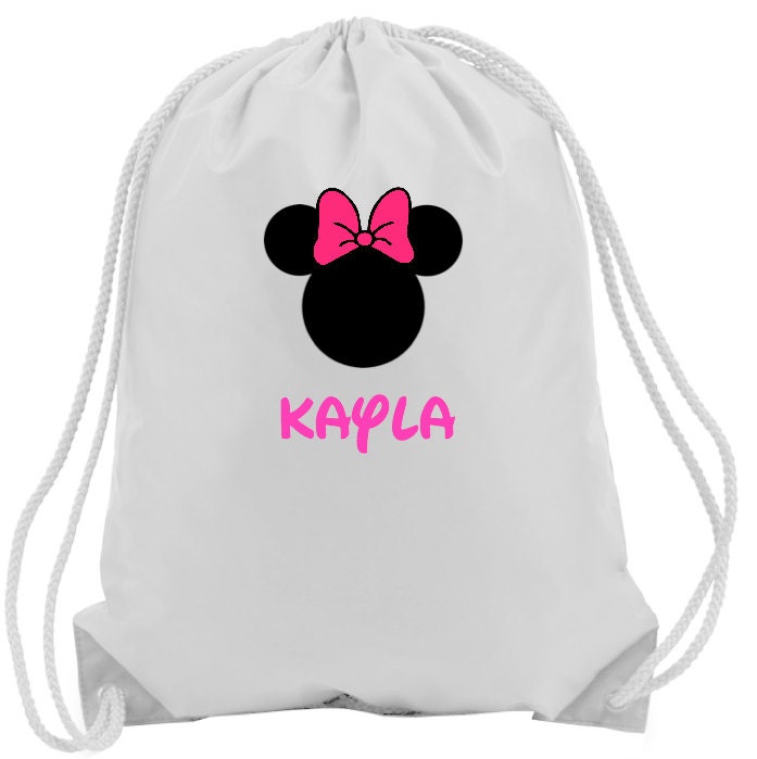 Disney Drawstring Bag Mickey and Minnie Vacation Party Bags