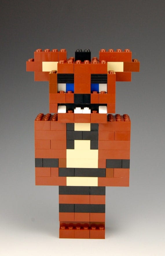 Lego Five Nights at Freddy's Freddy FazBear by BrickBum on Etsy