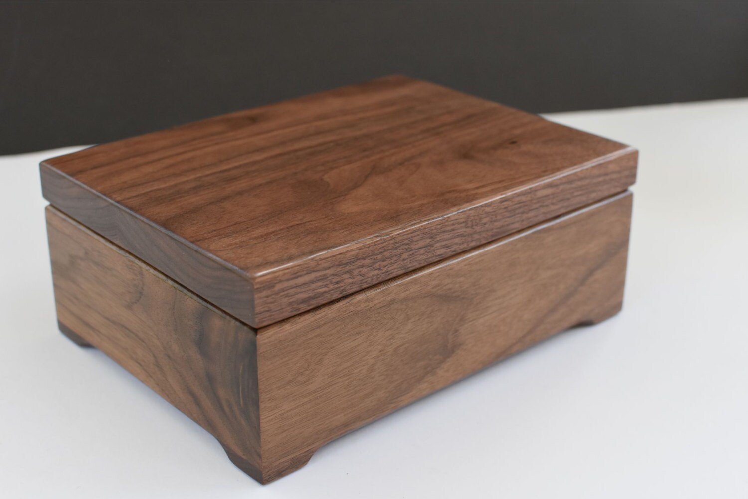 Keepsake Box Custom Engraved Wood Box Walnut Keepsake Box