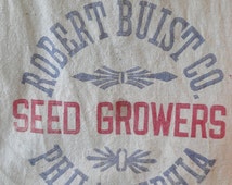 SEED SACK: Muslin Cloth Seed Bag, Buist's Garden Seeds