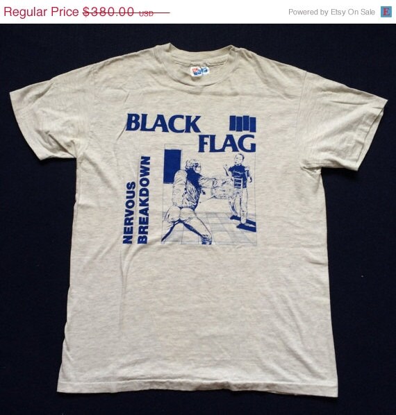 vintage black flag tshirt