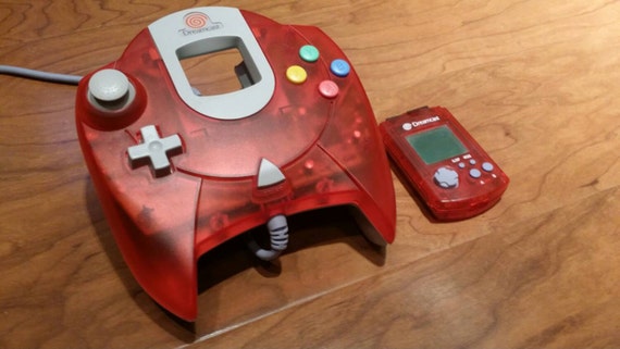 Red Sega Dreamcast controller Video game console by RetroGameZone