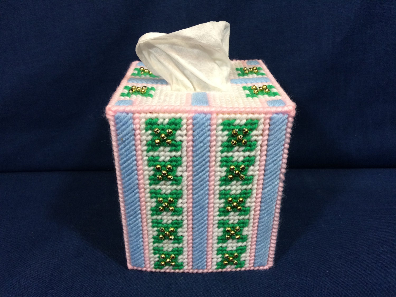 Kleenex Puffs Tissue Box Cover Regular Boutique by AdoptAKeepsake