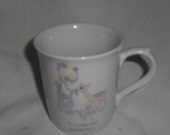 PRECIOUS MOMENTS "To My Dear and Special Friend" Cup 1985