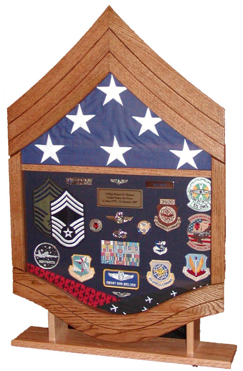 Air Force Chief Master Sergeant E9 Shadow Box by Recognitions