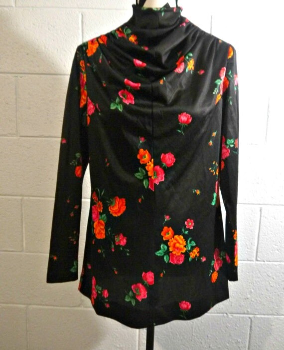 Items similar to Fabulous Floral Vintage Blouse on Etsy