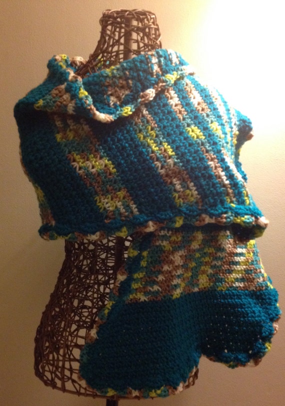 Crochet Trinity Healing Prayer Shawl by PurpleIslandCreation