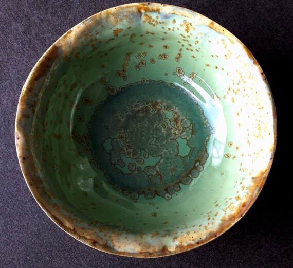 Items similar to Pottery ceramic bowl. Hand painted bowl. Ceramics and