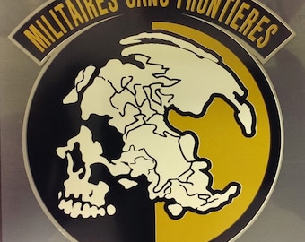 MSF Metal Gear Solid Peace Walker sticker decal MGS Militaires Sans Frontières