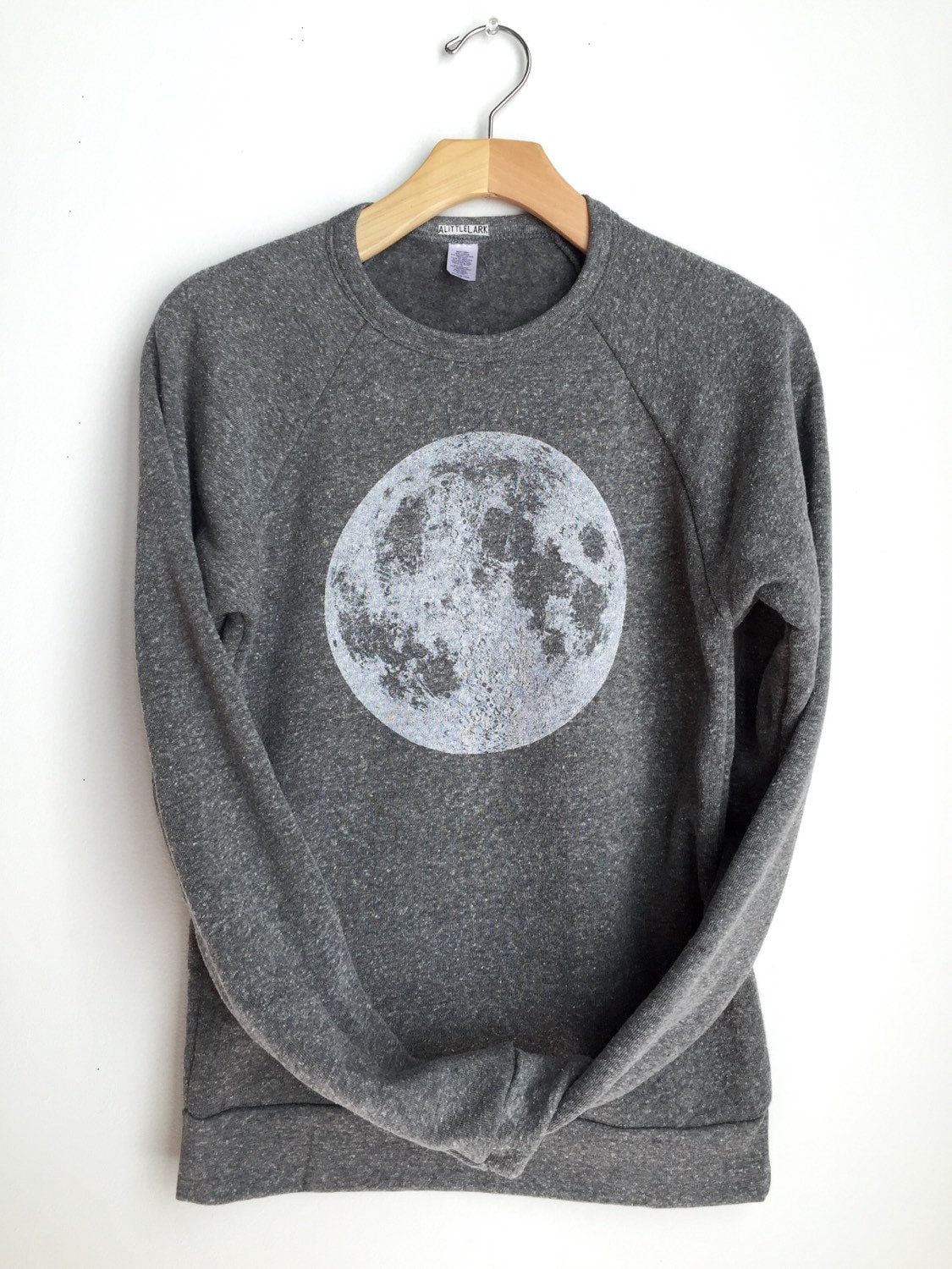 Moon Sweatshirt Full Moon shirt Moon Print Space Shirt