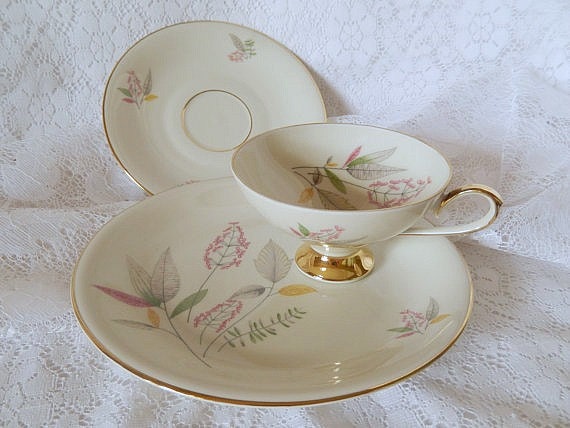 Germany, plate tea cup cup plate, Bavaria tea vintage tea  saucer saucer vintage  W. and Ebertal dessert