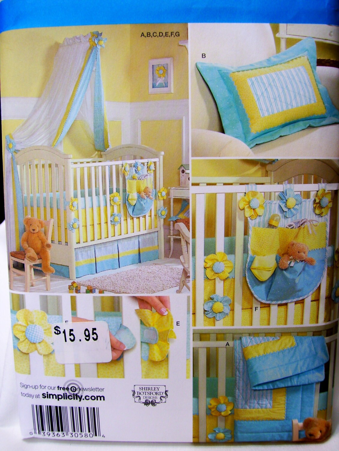 Nursery Baby Room decor Quilt Pillow Bumpers Dust Ruffle