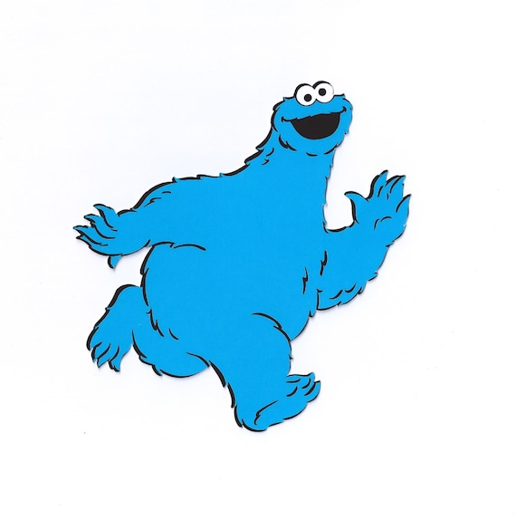 Die Cut: Cookie Monster Running