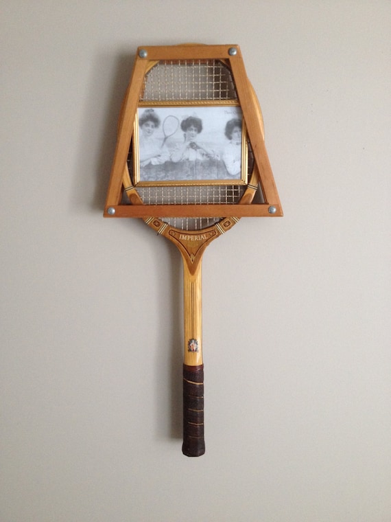 wooden tennis racket frame
