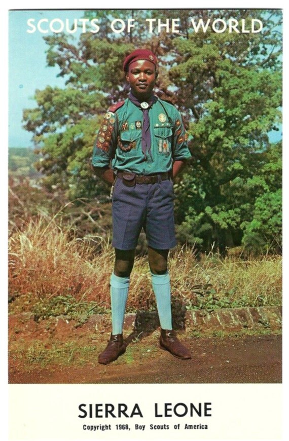 1968 Scouts of the World: South Africa Postcard