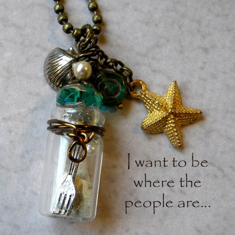 Little Mermaid Necklace Ariel Mermaid's Keepsakes by Msemrick