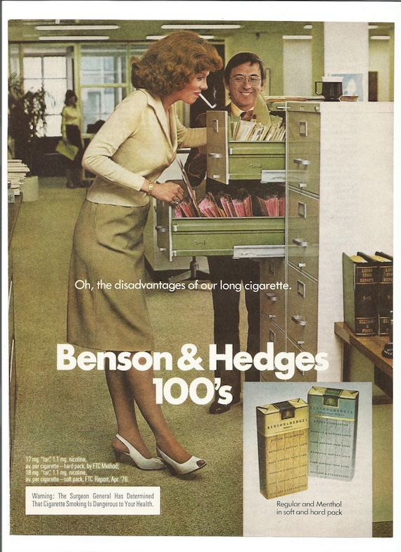 Women Smoking Benson And Hedges 100s