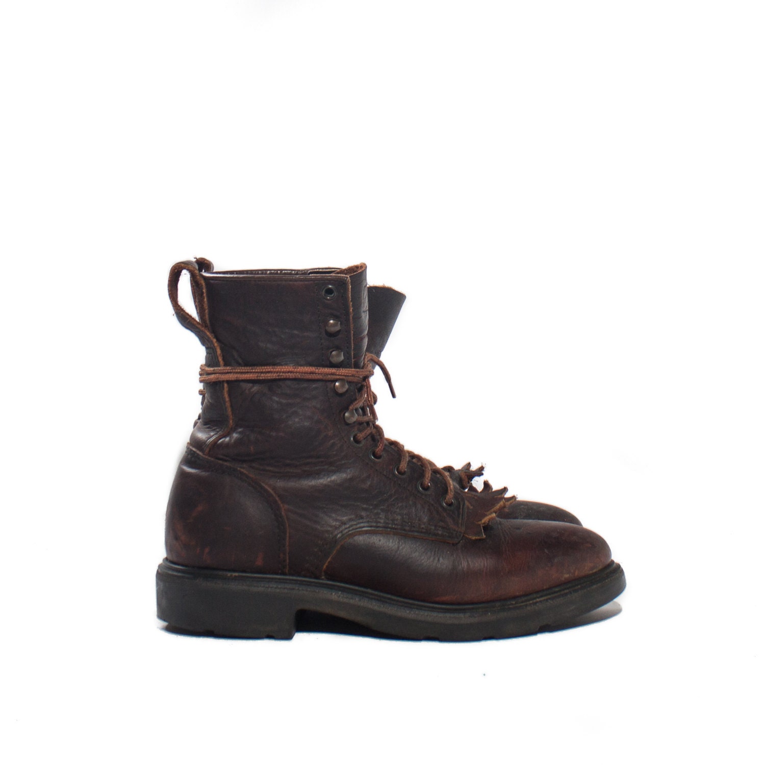 red wing lace up