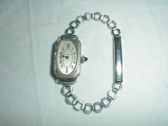 Items similar to antique sleda watch ladies watch 14 kt.rolled gold ...