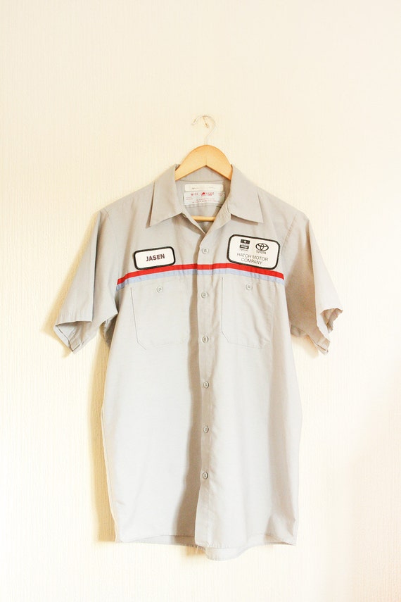 Vintage toyota mechanic shirt