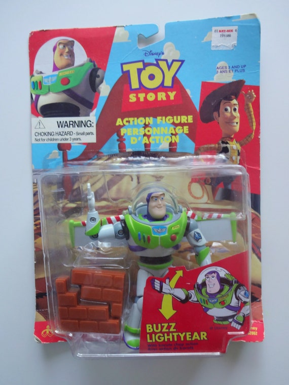 Vintage Toy Story Buzz Lightyear Action Figure NEW 1995