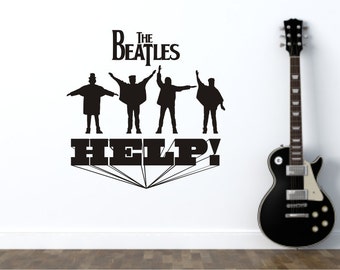 Items similar to The Beatles: Black & White Pop Art Canvas Painting on Etsy