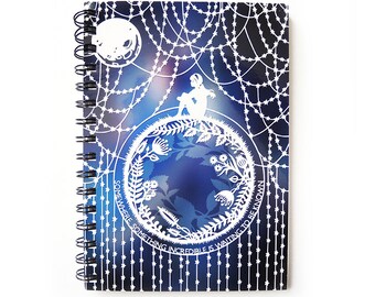Spiral Notebook - Cosmos - Lined Pages - A5 notebook