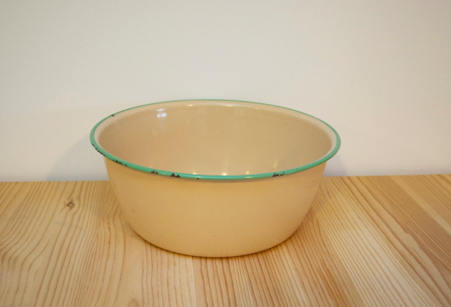 Vintage enamel mixing bowl