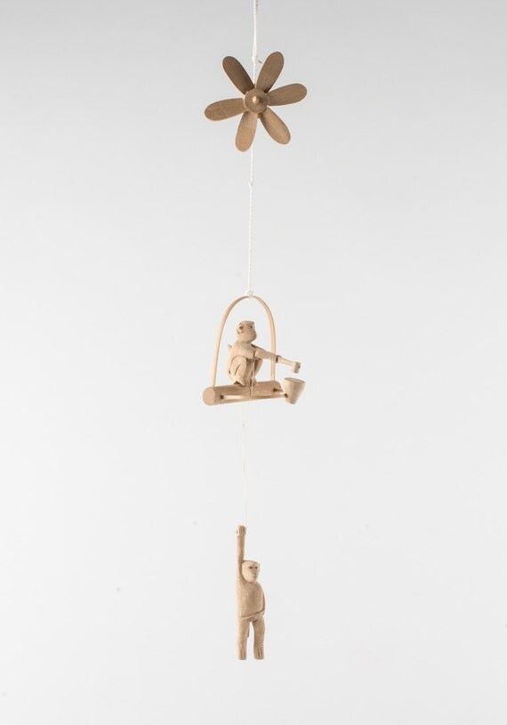 Baby Mobile Handmade Wood Crib Mobiles by luluandira on Etsy
