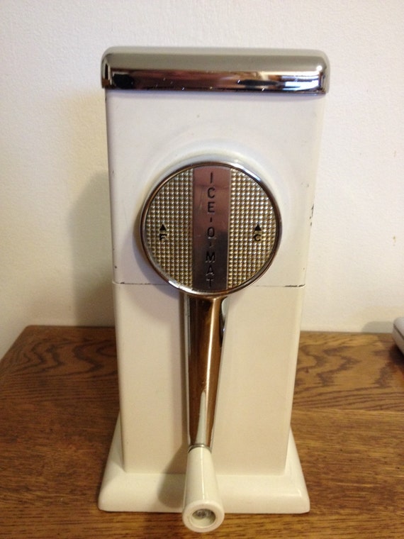 Vintage Ice O Mat Ice Crusher 1950's Ice by TheNostalgiaTree