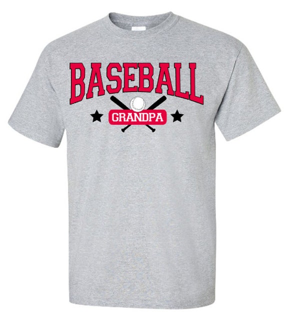 Items similar to Baseball Grandpa Shirt, Adult T-Shirt, Personalized ...