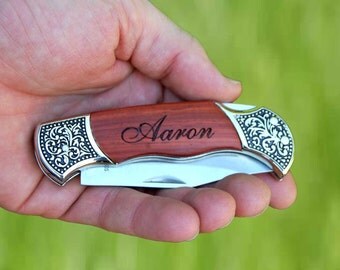 Valentines Day Gifts for Him, Personalized Pocket Knife for Men - Custom Engraved Valentines Gift, Pocket Knife, Best Man Gift, Gift for Men