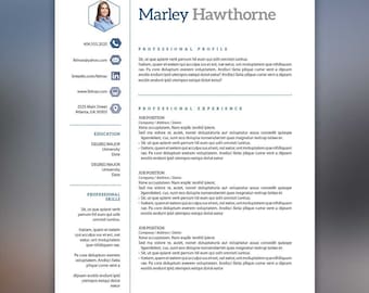 modern resume template instant download blue gray social media icons microsoft office - Indesign Resume Template modern resume template instant download blue gray social media icons microsoft office - Indesign Resume Template