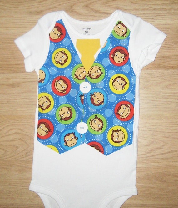 Curious Infant clothes Baby clothes Infant vest