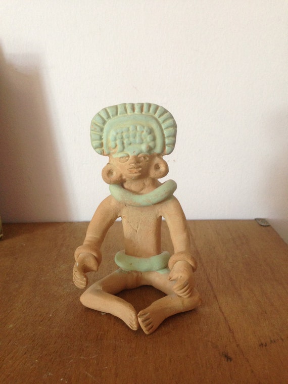 AZTEC Figurine Columbian Teotihuacano by AnnmarieFamilyTree