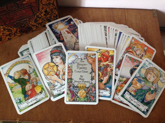 TAROT CARDS Hanson Roberts Tarot deck Card by AnnmarieFamilyTree