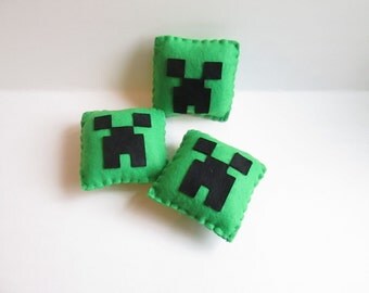 Minecraft Party Favors, Creeper Plush, Minecraft Birthday (Unofficial)