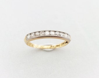 ... Half Eternity Wedding / Anniversary Band -- Dedication/Inscription