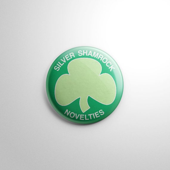 Horror Movie Halloween 3 Silver Shamrock Novelties Button