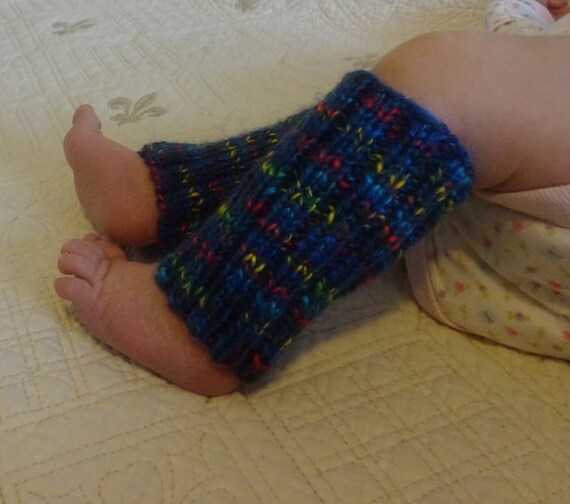 Items similar to Funky Baby Legwarmers, Colorful Leg Warmers,Knit