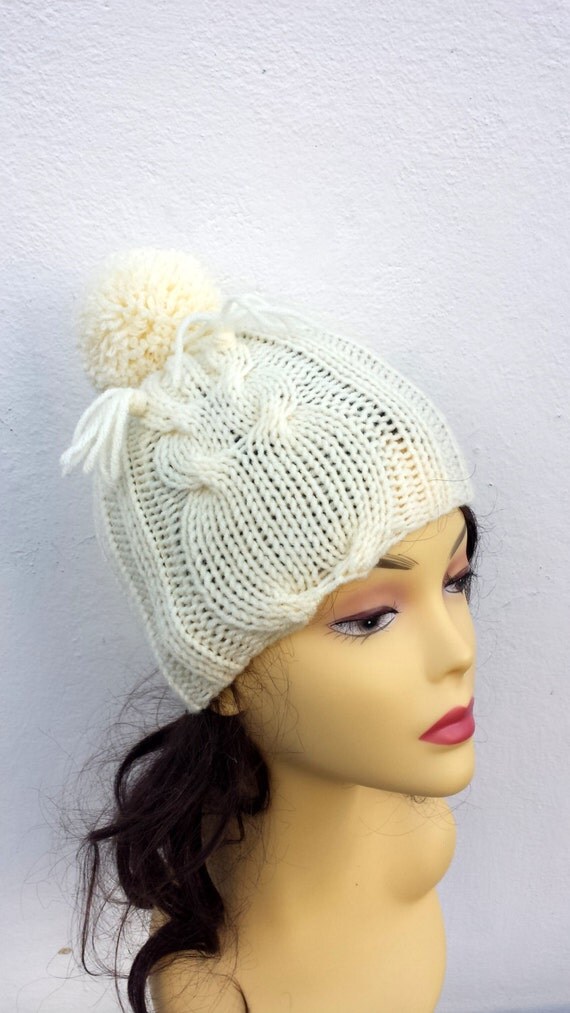 Hand Knitted kids knit hat toddler children hat , girl boy knit hat, knit hat for children owl hat