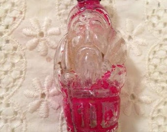 Antique Santa Claus Christmas Tree Light Bulb