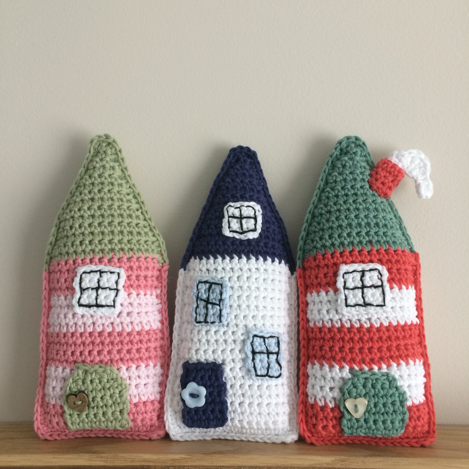Little Folk House Pdf Crochet Pattern Crochet House Happy