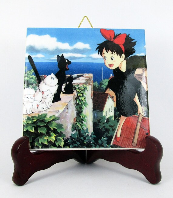 Studio Ghibli Kiki and Jiji from Kiki's Delivery Service