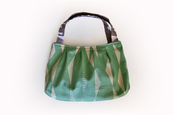 small fabric purse handbags tote handmade purse Organic Cotton Canvas