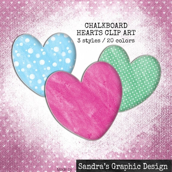 free chalkboard heart clipart - photo #33