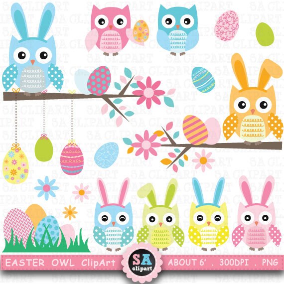 free easter owl clip art - photo #29