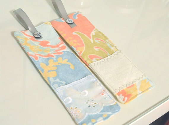 cute girly fabric bookmark gift idea