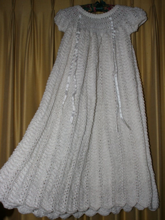 Vintage Style 1950s Dutch Knit Christening by JazzyKidsFashion